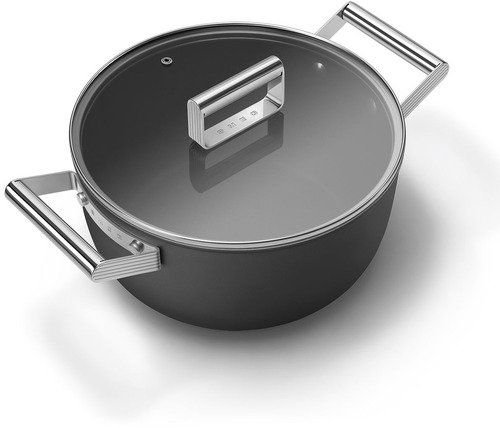 Smeg Kookpot 24 cm Zwart CSF2412BLM - 2