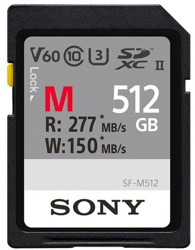 Sony SF-M Series UHS-II SD 512GB - 1