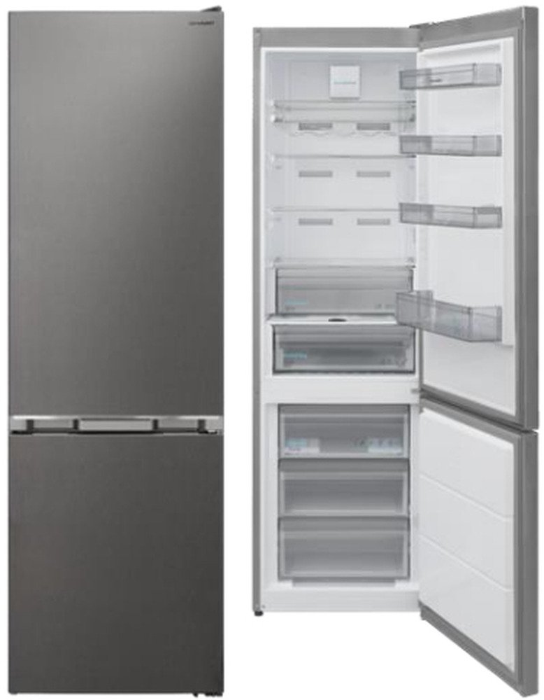 Sharp SJ-NBA32DMXPB-EU Koel- en vriescombinatie - Energieklasse B - Stille werking met slechts 35 dB - 266 liter koelkast en 101 liter vriezer