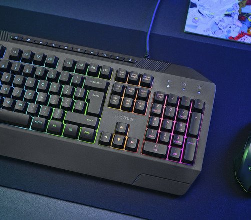 Trust GXT836 Evocx Gaming Keyboard BE Noir - 9