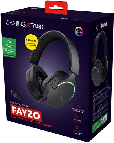Trust GXT491 Fayzo Wireless Headset Zwart - 15