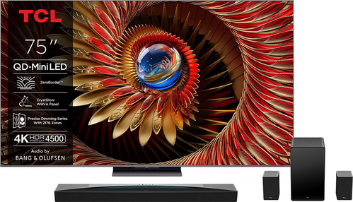TCL QD-MiniLED 75Q8C (2025) + Soundbar - 1