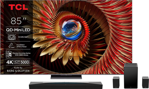 TCL QD-MiniLED 85Q8C (2025) + Soundbar - 1