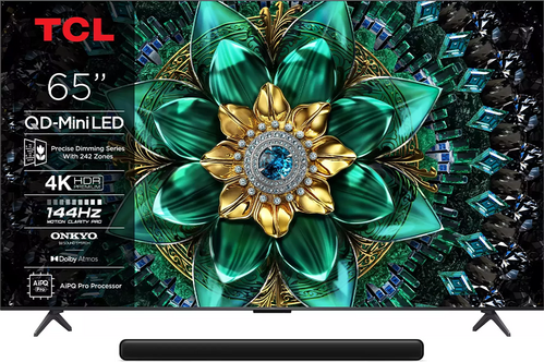 TCL QD-MiniLED 65Q6C + Barre de son - 1