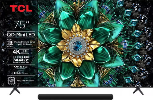 TCL QD-MiniLED 75Q6C + Barre de son - 1
