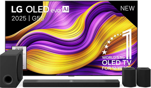 LG OLED evo G5 77G55LW (2025) + Barre de son - 1