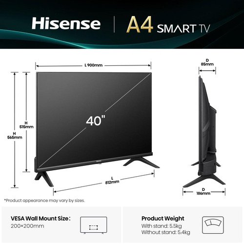 Hisense 40A4Q - 3