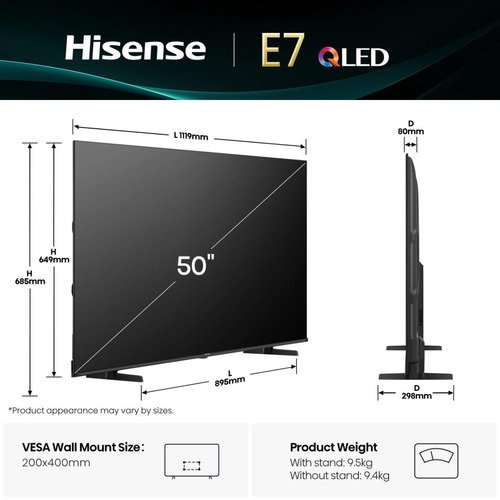 Hisense 50E79Q - 2