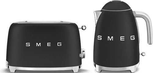 Smeg Waterkoker  Broodrooster - Mat Zwart - 1