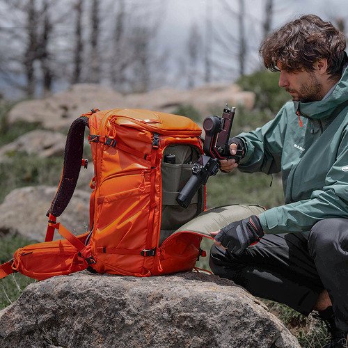 PGYTECH OnePro Flex Backpack 40L (Sunset Orange) +Camera Ins - 19
