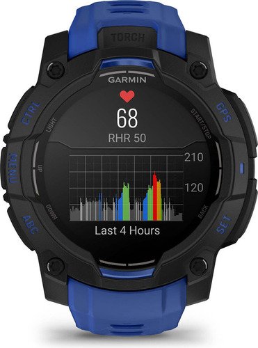 Garmin Instinct 3 45mm Black Bolt Blue - 8