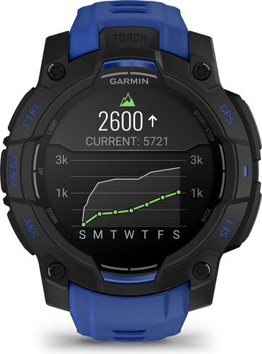 Garmin Instinct 3 45mm Black Bolt Blue - 10