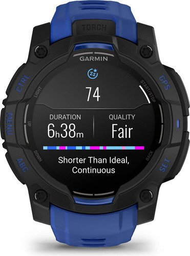 Garmin Instinct 3 45mm Black Bolt Blue - 11