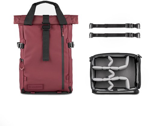 WANDRD PRVKE 31L Rhone Burgundy Photo Bundle V4 - 1