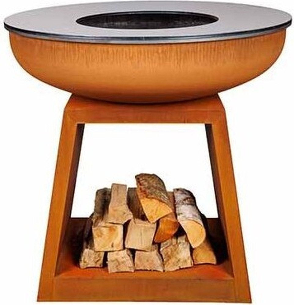 White Fire Stow Barbecue Corten