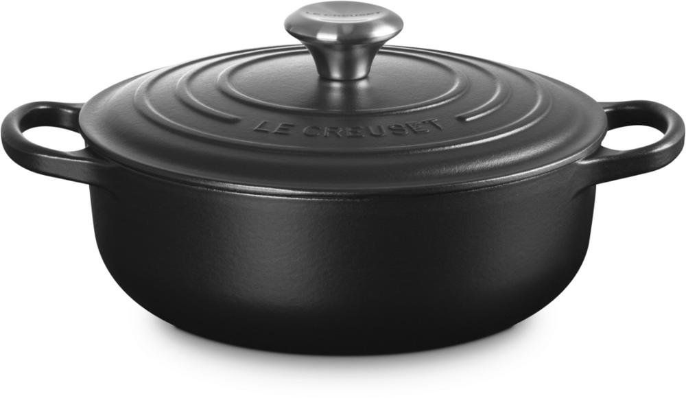 Art & Craft Le Creuset Sauteuse Signature 24cm 3,4l Mat Zwart |  | 0024147284611 aanbieding