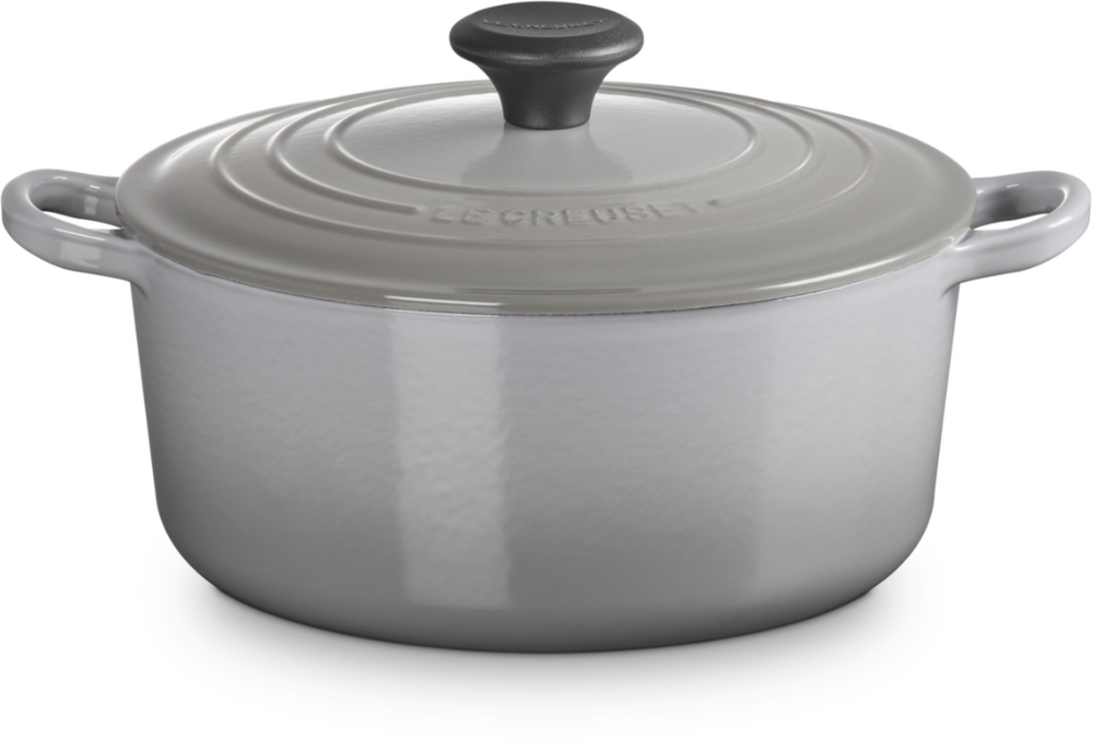 Le Creuset Tradition Stoof-/Braadpan Rond 24cm Lichtgrijs